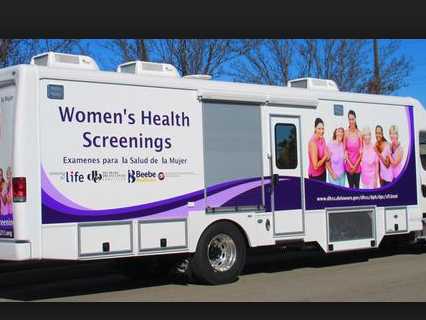 Women's Mobile Health Screening-Beebe Medical Ctr. Mammography Van